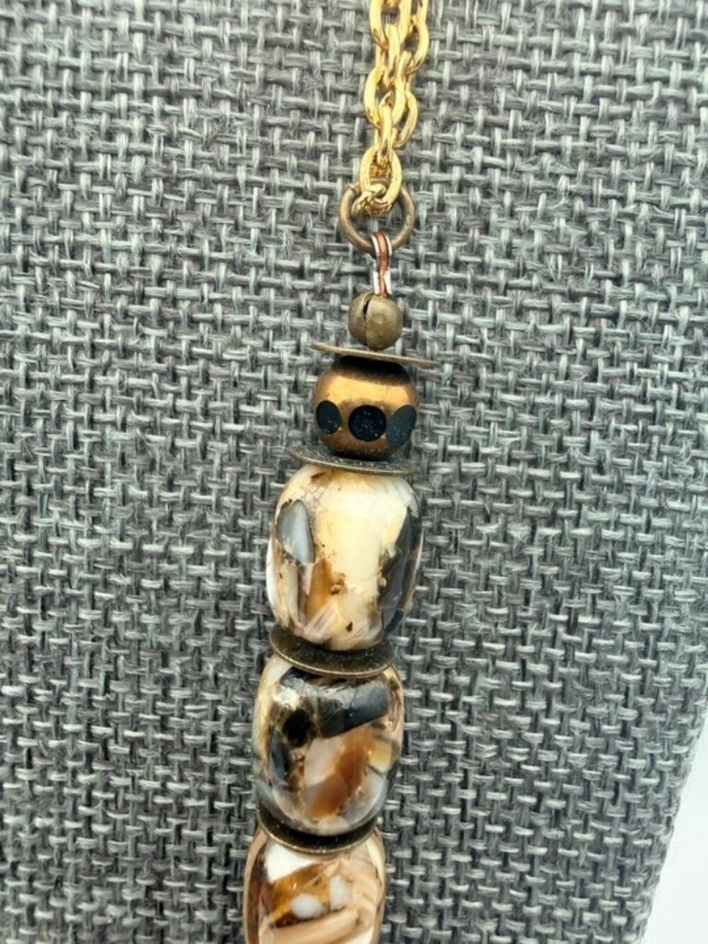 Genuine Coral Branch & Natural Shell Statement Necklace - Picture 6 of 11